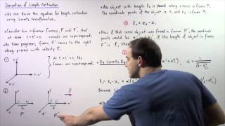 Derivation of Length Contraction Equation [upl. by Marbut524]