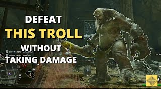 How to Defeat Mountain Troll WITHOUT Taking Any Damage  Hogwarts Legacy [upl. by Lemrahc]