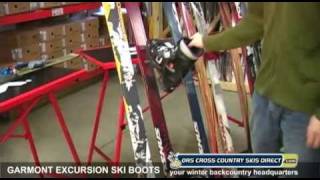 Garmont Excursion Ski Boots Review Video by ORS Cross Country Skis Direct [upl. by Meekah]