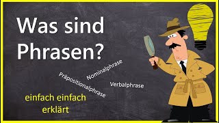 Was sind Phrasen Grundwissen Syntax [upl. by Ttegirb]