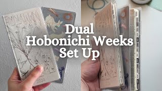 Hobonichi Weeks Planner FULL Set Up and Flip Through  2024 Planner Set Ups [upl. by Aillij]