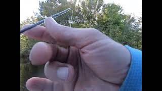 Great Creek Lake bass fishing 101224 [upl. by Nanfa]