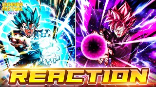 LEGENDS FEST 2024 BEGINS REACTING TO THE NEW VB AND GOKU BLACK  Dragon Ball Legends [upl. by Eiznik267]