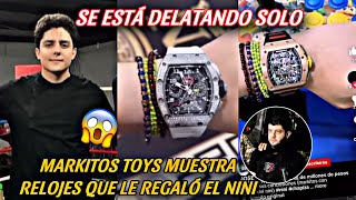 MARKITOS TOYS PRESUME LOS RELOJES DE SU AMIGO NINI  LOS TOYS [upl. by Idyh]