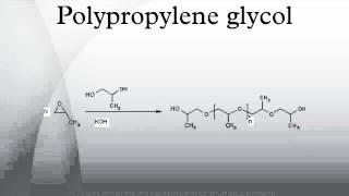 Polypropylene glycol [upl. by Allard]