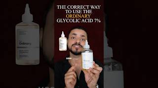 Correct way to use The Ordinary Glycolic Acid 7 Toner  Must watch  theordinaryskincare [upl. by Musser]