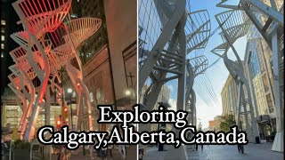 Exploring Calgary Alberta Canada🇨🇦 [upl. by Rennat870]