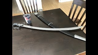 Cold Steel 1796 Light Cavalry Saber review [upl. by Eek]