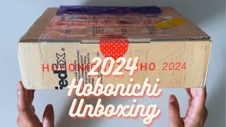 Hobonichi 2024 Unboxing  Techo and Accessories [upl. by Icats]