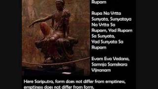 Heart Sutra Prajna Paramitha Hridaya Sutra  lyrics Sanskrit and English [upl. by Lleneg632]