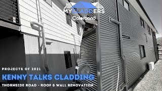 Colorbond Corrugated Wall Cladding  Kenny Talks Cladding Brisbane [upl. by Lowell]