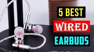 Top 5 Best Wired Earbuds in 2023 [upl. by Reta807]