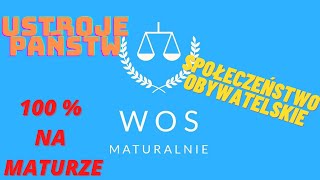 WOS MATURA MODELE USTROJOWE PAŃSTW DEMOKRATYCZNYCH amp SPOŁECZEŃTWO OBYWATELSKIE [upl. by Essilevi23]