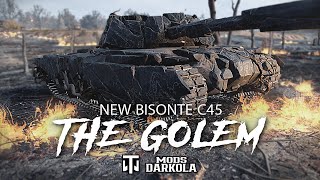 Bisonte C45  THE GOLEM  World of Tanks  Skin 3D [upl. by Zachery]