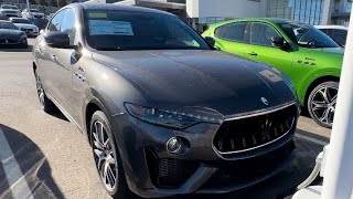 2022 Maserati Levante Modena S walkaround and horn [upl. by Araminta]