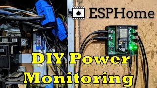 DIY Whole Home Power Monitoring with ESPHome amp Home Assistant [upl. by Anasiul]