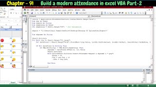 VBA  Modern Attendance using Emoji Part  2 [upl. by Adelaida]