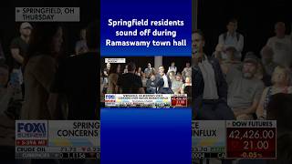 Springfield Ohio residents air concerns over Haitian migrant influx shorts [upl. by Katti]