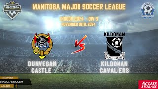 November 20th WSF Div 2 Dunvegan Castle vs Kildonan Cavaliers [upl. by Eiwoh79]