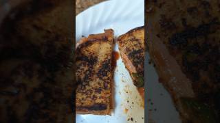 This grilled cheese tasted amazing ChefTyler grilledcheesesandwich bbq lunch [upl. by Adnal]