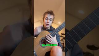 “Blackbird” is genius Fingerstyle guitar tips shorts guitar fingerstyle [upl. by Allyson]