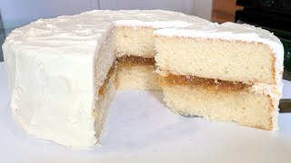 How to make White cake with Pineapple preserve filling [upl. by Nifares]