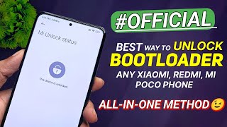 Official  Method To UNLOCK BOOTLOADER For All Xiaomi Device😎 [upl. by Atwekk979]