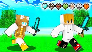 Custom Hearts Speedrunner VS Hunter in Minecraft  Tagalog [upl. by Sherri]