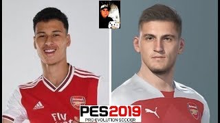 Cópia de Base  GABRIEL MARTINELLI  ARSENAL  PES 2019 [upl. by Mala739]