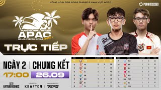 🏆 Vòng Loại PGS 2024 Phase 2 APAC Chung Kết  Ngày 2 CES TE AGG RS DAY TB T5 EA BRU [upl. by Ekud576]