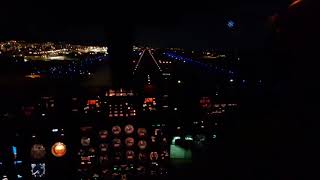 Wideroe Dash 8 cockpit view landing at Bodø [upl. by Oileduab427]