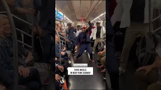 Dancing to Hava Nagila in the New York Subway [upl. by Neleag]