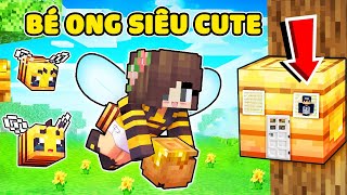 1 Ngày Ốc Làm Bé Ong Siêu Cute Trong Minecraft 🐝 bqThanh Khám Phá Nơi Ở Mới Của Ốc Bên Trong Tổ Ong [upl. by Ryann]