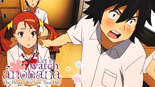 Lets Watch AnoHana Episode 6 Live Reaction  あの日見た花の名前を僕達はまだ知らない。 The Flower We Saw That Day [upl. by Saylor]