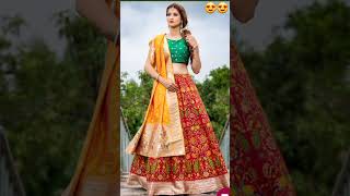 Beautiful banarasi lehengalatest banarasi silk lehenga cholitrending banarasi L👌 [upl. by Naitsirhc]