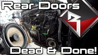 Focal PC165f  Rockford Fosgate DeadSkin  Rear Doors DONE [upl. by Jayson]