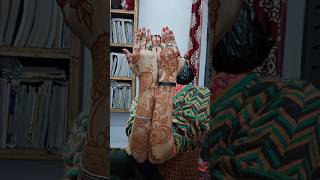 new bridal mehndi design for full hands latest flowers mehndi shorts kanchanshrama [upl. by Gabrielli]