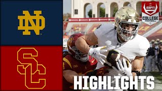 Notre Dame Fighting Irish vs USC Trojans  Full Game Highlights  ESPN College Football [upl. by Atims]