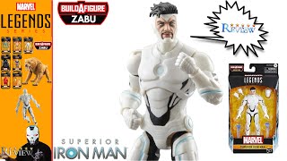 Marvel Legends ZABU BAF Wave Superior Iron Man Action Figure Review [upl. by Ribaudo245]