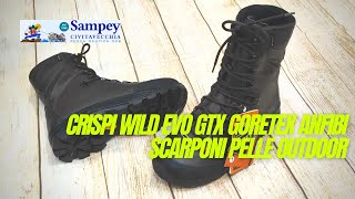 Crispi Wild Evo GTX Goretex Anfibi Scarponi Pelle Outdoor [upl. by Eittap36]