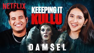 Kullubaazi amp ​⁠Sahiba Bali REACT To Damsel Trailer  Millie Bobby Brown [upl. by Rezzani]