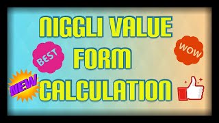 how to calculate niggli value form in detail full explanation in english with exampleand calculation [upl. by Hardan]