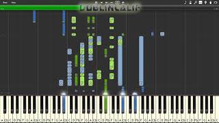 Pokemon Black amp White  Driftveil City Theme Piano Tutorial Synthesia [upl. by Francine]