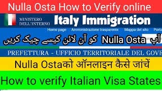 Nulla Osta k Bad ka complete Procedure  Step by Step Process  DQ Consultant  Italyvisaprocess [upl. by Ainniz]