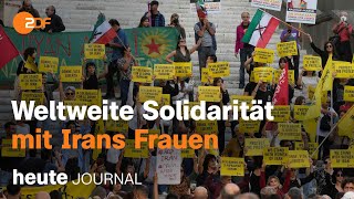 heute journal vom 05102022 Proteste im Iran Pipeline Spanien Kohlhaase українською [upl. by Dannica]