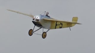 GIANT SCALE VINTAGE RC MONOPLANE AT LMA RC MODEL AIRCRAFT SHOW AT RAF COSFORD  2013 [upl. by Fontana]