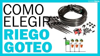 RIEGO por GOTEO 👉 ¿Como Elegir un Sistema de Riego por Goteo 🌱 [upl. by Udela]