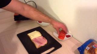 Faire un croque madame  Recette croque madame [upl. by Quentin]