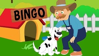 Bingo Nursery Rhyme with Lyrics [upl. by Nesahc822]