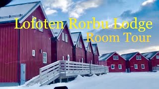 Lofoten Rorbu Lodge Room Tour Leknes Lofoten Norway [upl. by Ulane]